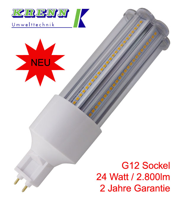 LED Lampe G12, 24 Watt, G12 Sockel