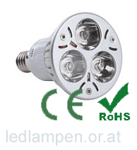 LED Büro KMI-PAR-3, 3 Watt